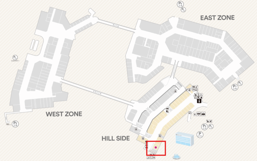 御殿場アウトレットのさわやか所在地｜さわやかハンバーグ御殿場アウトレット店